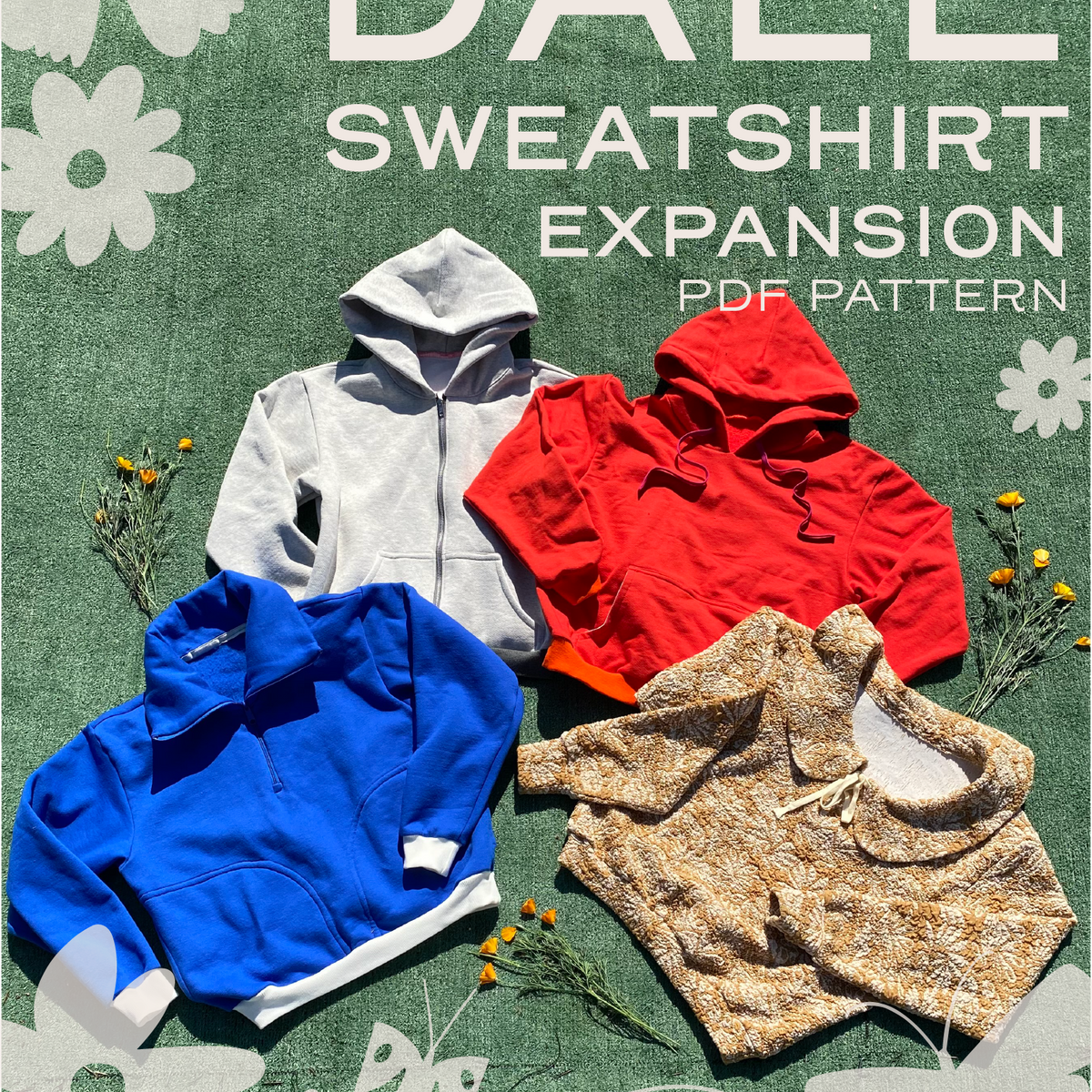 Dale Sweatshirt Expansion PDF Pattern – Daisy Chain Patterns