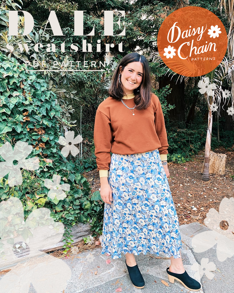 Dale Patterns Dale Sweatshirt PDF Pattern – Daisy Chain Patterns
